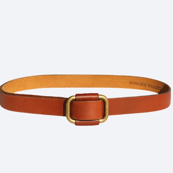 Brochu Walker Women's Saddle Belt in Cognac size. XS/S NWOT